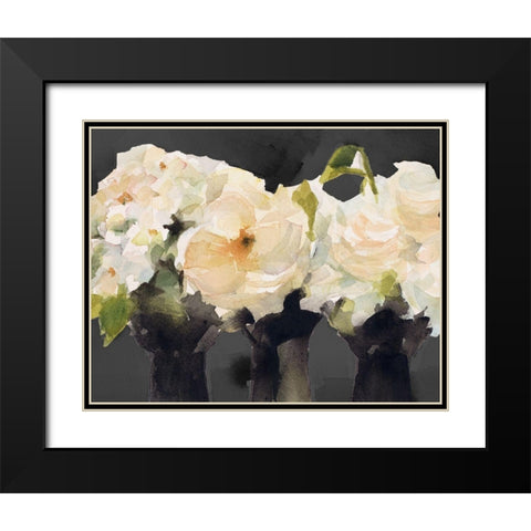 From the Greenhouse at Night Black Modern Wood Framed Art Print with Double Matting by Loreth, Lanie