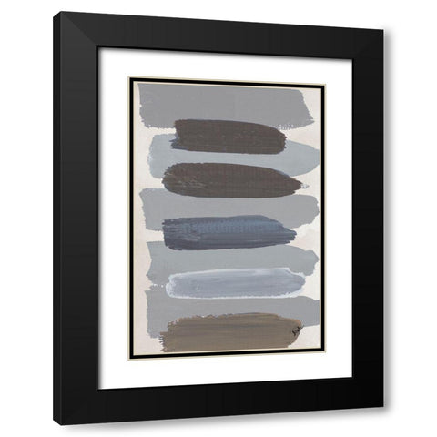 Upgrade Black Modern Wood Framed Art Print with Double Matting by Pinto, Patricia