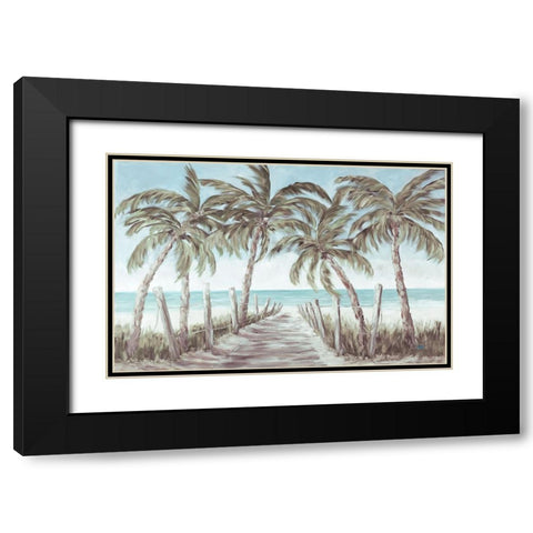 The Path To Paradise Black Modern Wood Framed Art Print with Double Matting by DeRice, Julie