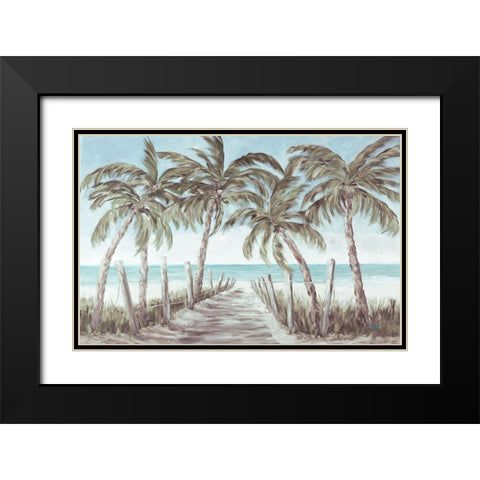 The Path To Paradise Black Modern Wood Framed Art Print with Double Matting by DeRice, Julie