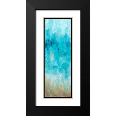 Beach Gaze Panel I Black Modern Wood Framed Art Print with Double Matting by Hewitt, L.