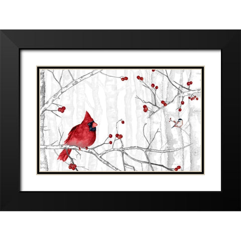 Holiday Tales Rectangle Black Modern Wood Framed Art Print with Double Matting by Gaynor, Janice