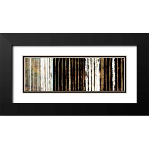 Vertical Horizon I Black Modern Wood Framed Art Print with Double Matting by Meneely, Dan