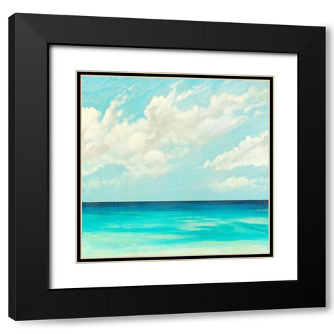 Still Waters Black Modern Wood Framed Art Print with Double Matting by Meneely, Dan