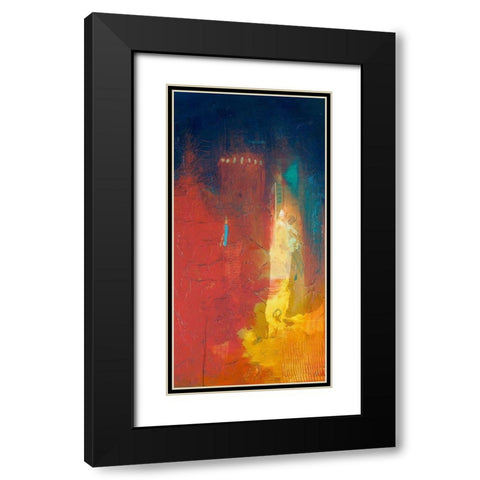 Summer Set II Black Modern Wood Framed Art Print with Double Matting by Meneely, Dan