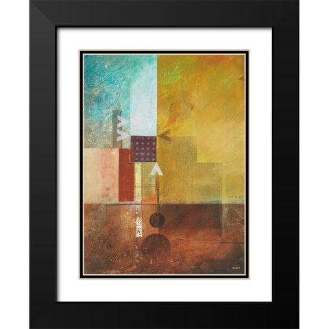 Reconstruct Black Modern Wood Framed Art Print with Double Matting by Meneely, Dan