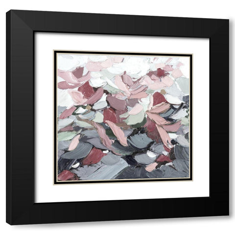 Moody Internodes Black Modern Wood Framed Art Print with Double Matting by Coolick, Ann Marie