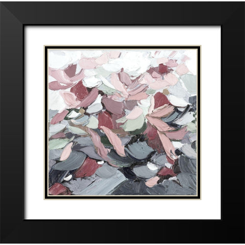 Moody Internodes Black Modern Wood Framed Art Print with Double Matting by Coolick, Ann Marie