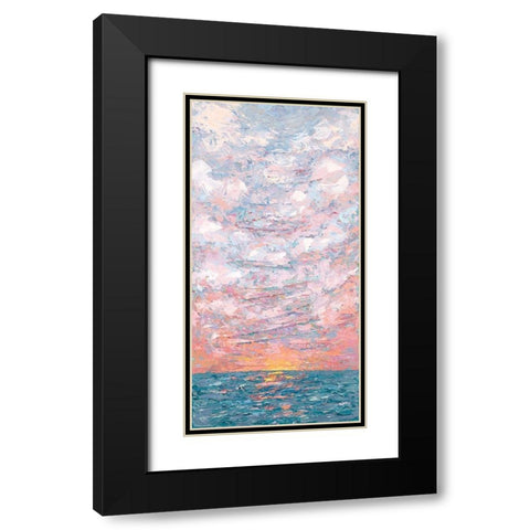 Sunset Rise Black Modern Wood Framed Art Print with Double Matting by Coolick, Ann Marie