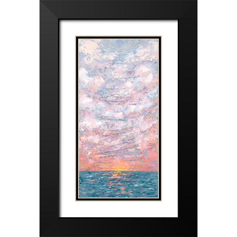 Sunset Rise Black Modern Wood Framed Art Print with Double Matting by Coolick, Ann Marie