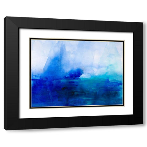 Into The Ocean Black Modern Wood Framed Art Print with Double Matting by Loreth, Lanie