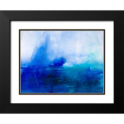 Into The Ocean Black Modern Wood Framed Art Print with Double Matting by Loreth, Lanie