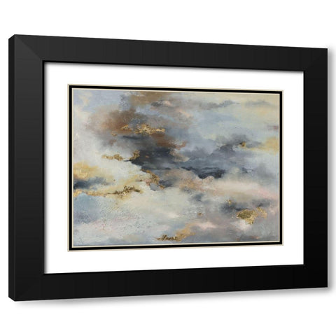 A Light in the Dark Black Modern Wood Framed Art Print with Double Matting by Pinto, Patricia