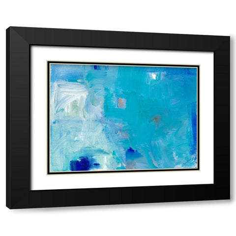 Hidden Moon Black Modern Wood Framed Art Print with Double Matting by Loreth, Lanie