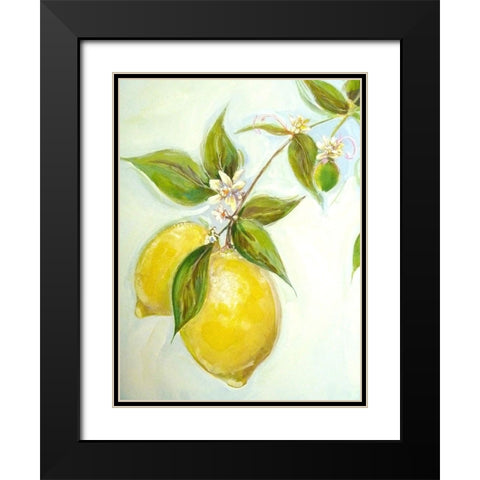 Pucker Up II Black Modern Wood Framed Art Print with Double Matting by Diannart