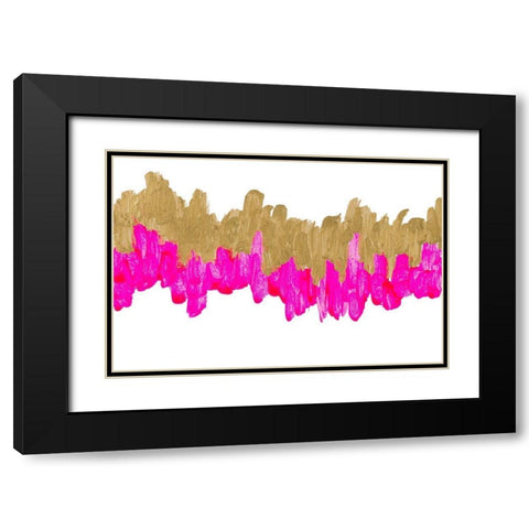 Bright Wavelength Black Modern Wood Framed Art Print with Double Matting by Bryant, Susan