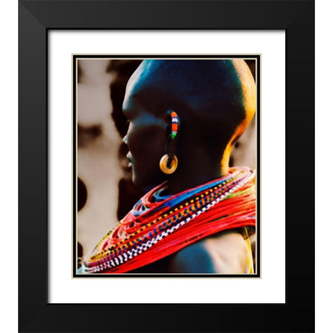 Up Close Diversity Black Modern Wood Framed Art Print with Double Matting by Mansfield, Kathy