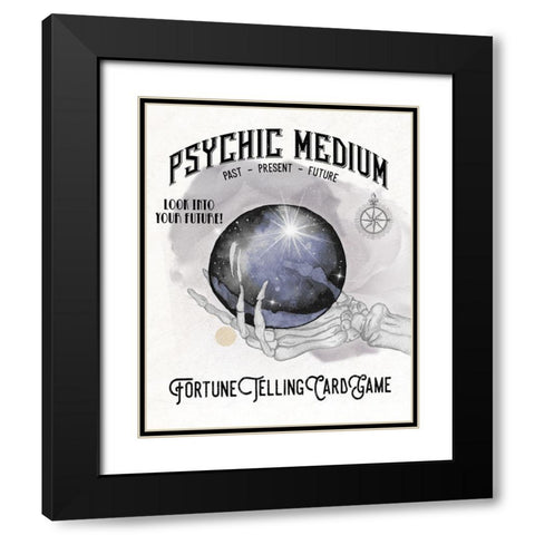 Psychic Medium Black Modern Wood Framed Art Print with Double Matting by Medley, Elizabeth