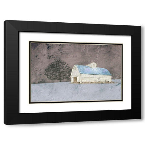 Gloomy Evenings Black Modern Wood Framed Art Print with Double Matting by Mabat, Ynon