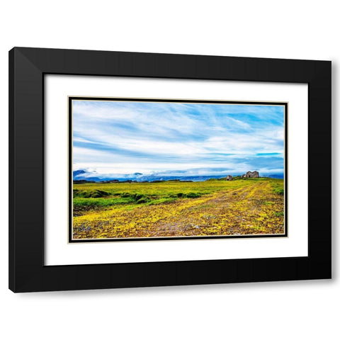 Abandoned Farm Black Modern Wood Framed Art Print with Double Matting by Amos, Andy