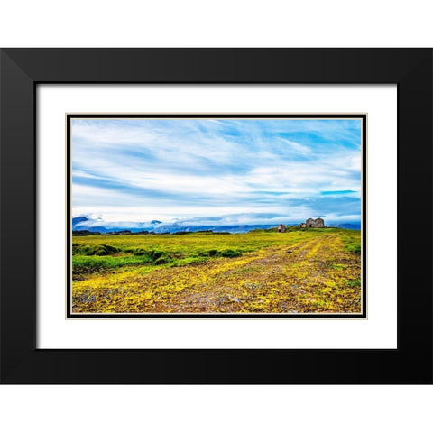 Abandoned Farm Black Modern Wood Framed Art Print with Double Matting by Amos, Andy