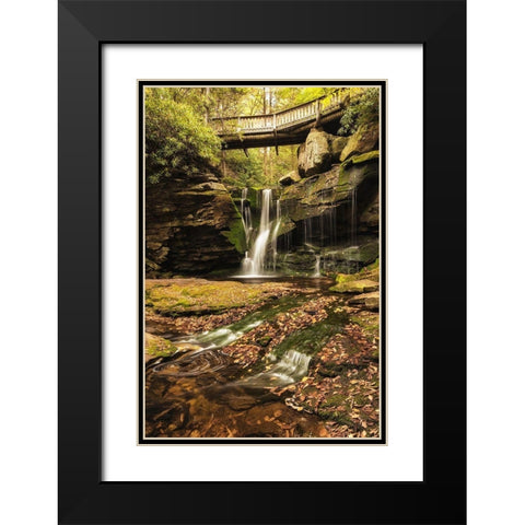 Under the Bridge II Black Modern Wood Framed Art Print with Double Matting by Amos, Andy
