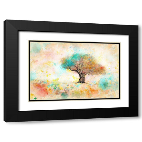 Citrus Tree Black Modern Wood Framed Art Print with Double Matting by Mabat, Ynon