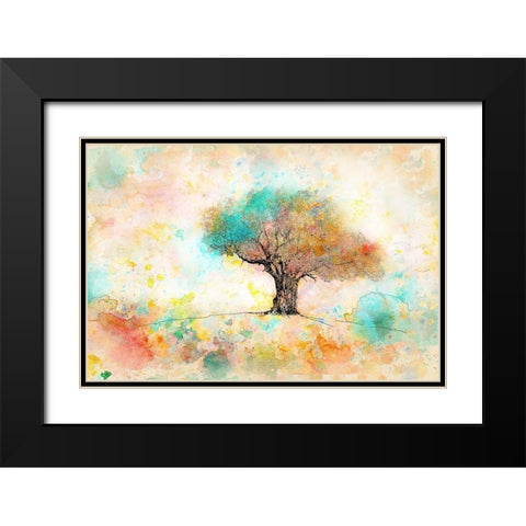 Citrus Tree Black Modern Wood Framed Art Print with Double Matting by Mabat, Ynon