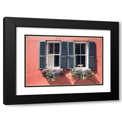 Window Charm Black Modern Wood Framed Art Print with Double Matting by Bill Carson Photography