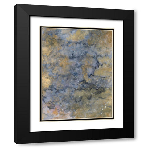 Metallic Space Black Modern Wood Framed Art Print with Double Matting by Bucheli, Amaya