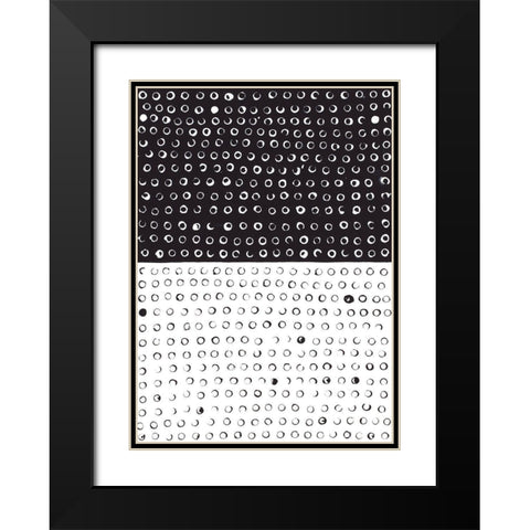 Vice Versa Black Modern Wood Framed Art Print with Double Matting by Bucheli, Amaya