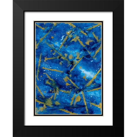 Dynamics Black Modern Wood Framed Art Print with Double Matting by Bucheli, Amaya