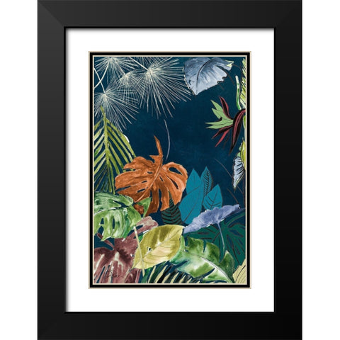 Gold Selva Black Modern Wood Framed Art Print with Double Matting by Pinto, Patricia