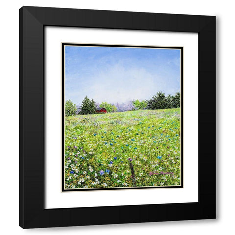 Rise and Shine Black Modern Wood Framed Art Print with Double Matting by Redding, James