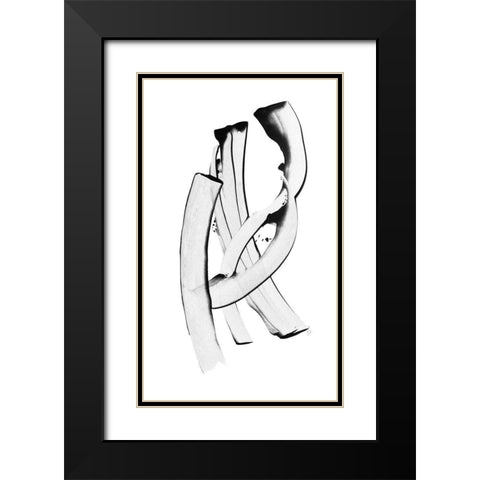 The Dance I Black Modern Wood Framed Art Print with Double Matting by Loreth, Lanie