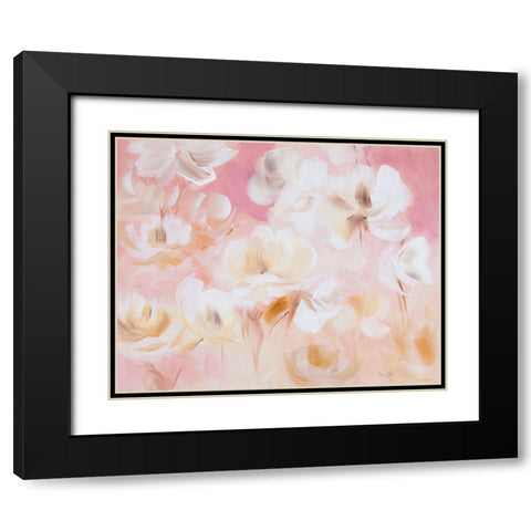 Softly Awakened Black Modern Wood Framed Art Print with Double Matting by Loreth, Lanie
