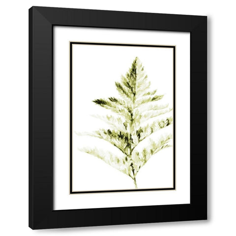 Single Branch I Black Modern Wood Framed Art Print with Double Matting by Loreth, Lanie