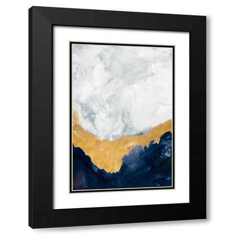 The Study Below Black Modern Wood Framed Art Print with Double Matting by Danelle, B.