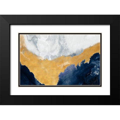The Study Below Black Modern Wood Framed Art Print with Double Matting by Danelle, B.