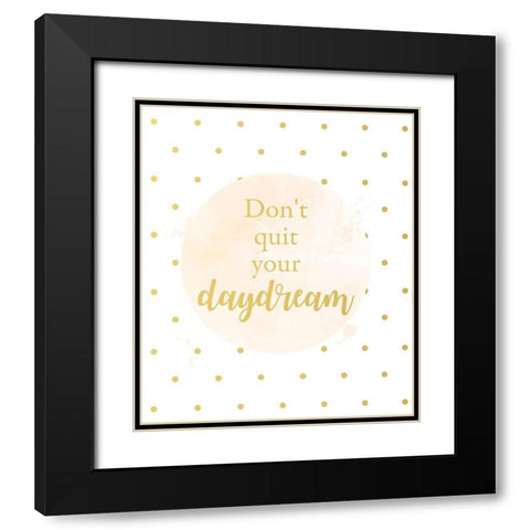 Daydream Black Modern Wood Framed Art Print with Double Matting by Quach, Anna