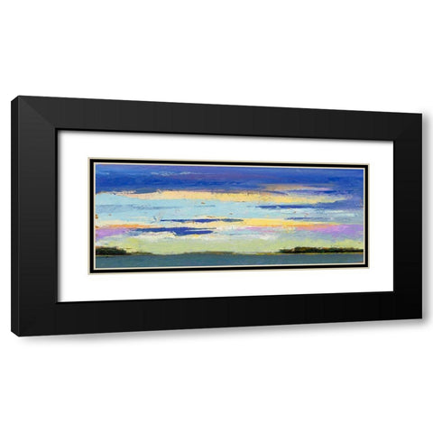 Island Sunsets Black Modern Wood Framed Art Print with Double Matting by Green, Jenny