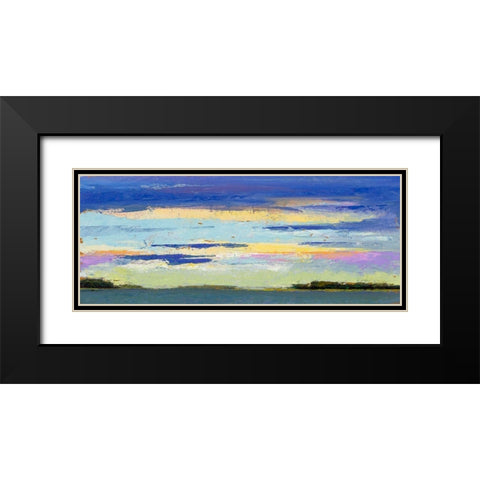 Island Sunsets Black Modern Wood Framed Art Print with Double Matting by Green, Jenny