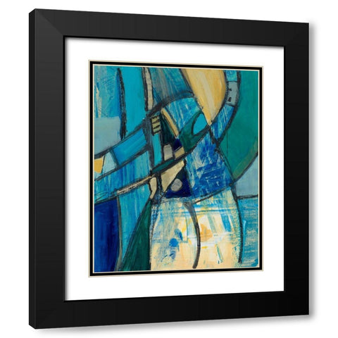 Rare Charm Black Modern Wood Framed Art Print with Double Matting by Maria, Robin