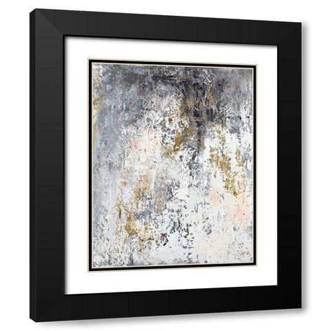 Rainy Day Black Modern Wood Framed Art Print with Double Matting by Pinto, Patricia