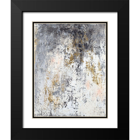 Rainy Day Black Modern Wood Framed Art Print with Double Matting by Pinto, Patricia