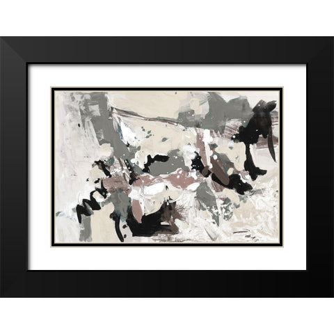 Dark Remembrance II Black Modern Wood Framed Art Print with Double Matting by Slivka, Jane