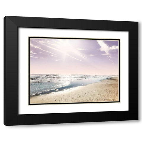 Great Beach Day Black Modern Wood Framed Art Print with Double Matting by Acosta