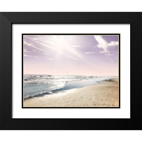Great Beach Day Black Modern Wood Framed Art Print with Double Matting by Acosta