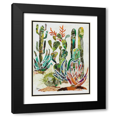 Desert Garden I Black Modern Wood Framed Art Print with Double Matting by Ritter, Gina