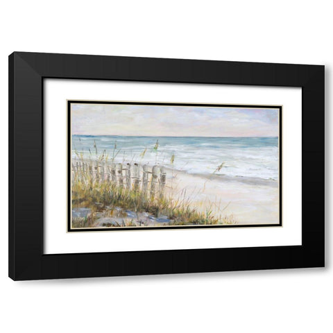 Mist Ocean View Black Modern Wood Framed Art Print with Double Matting by DeRice, Julie